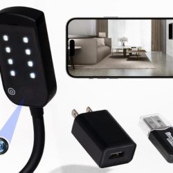 Hidden Camera Reading Light with motion Detection